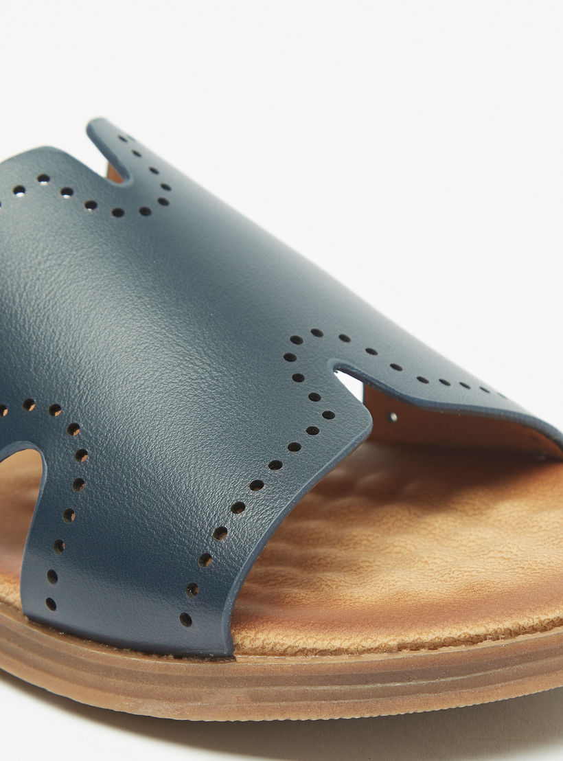 Le Confort Perforated Slip-On Slide Sandals-women-shoes-flats-sandals-image-5