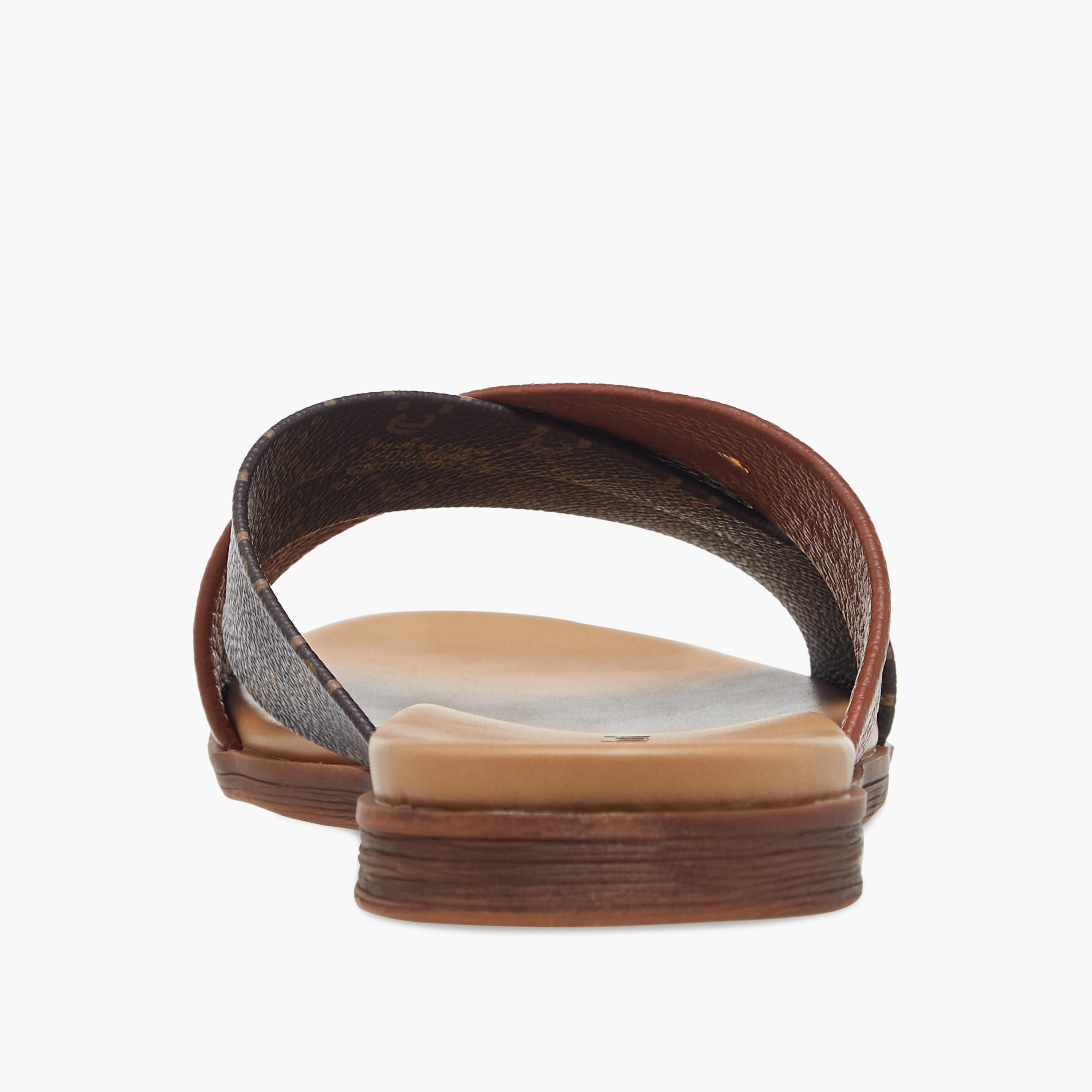 Le Confort Solid Cross Strap Comfort Sandals-women-shoes-flats-sandals-image-5