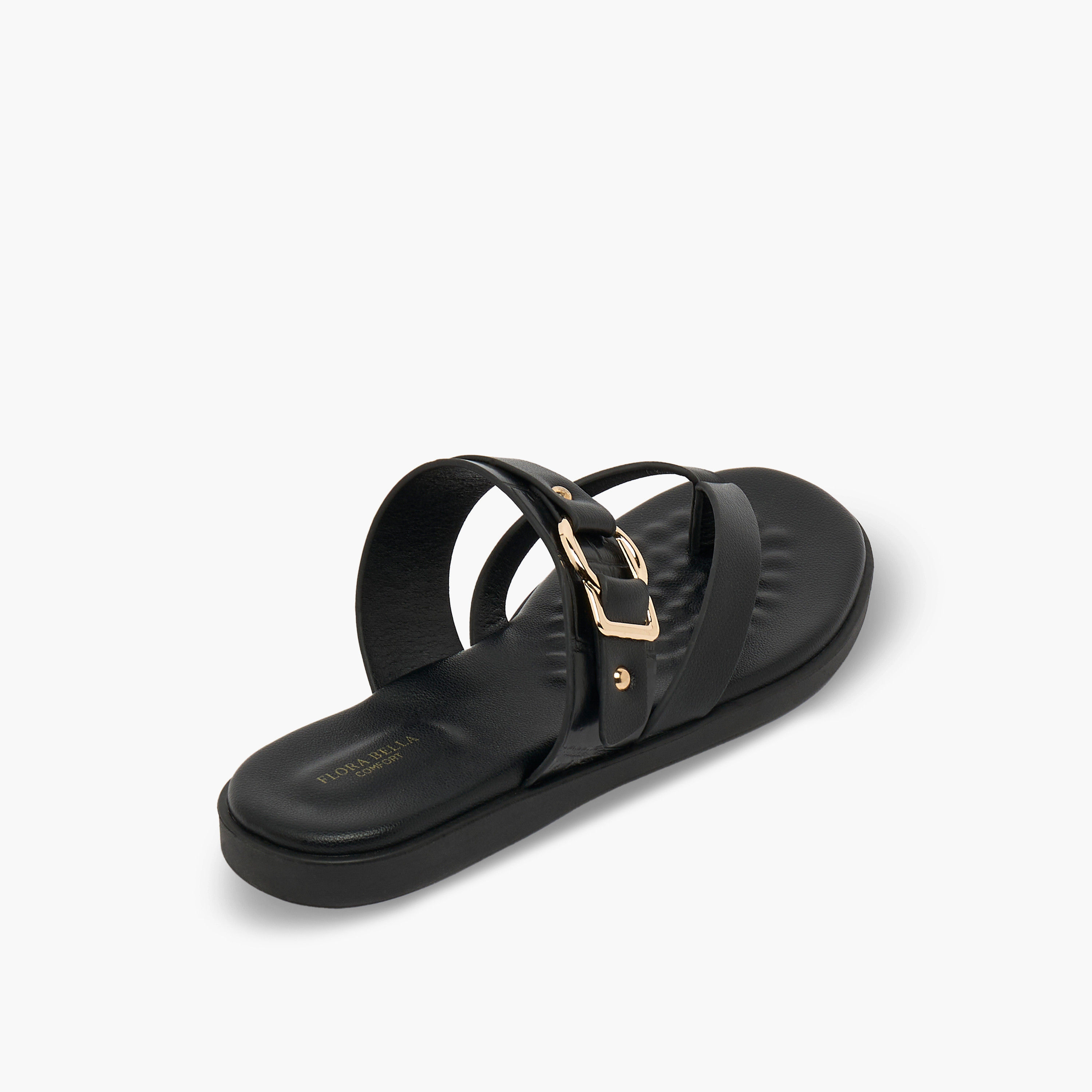 صندل بزينة إبزيم للنساء من فلورا بيلا-women-shoes-flats-sandals-image-6