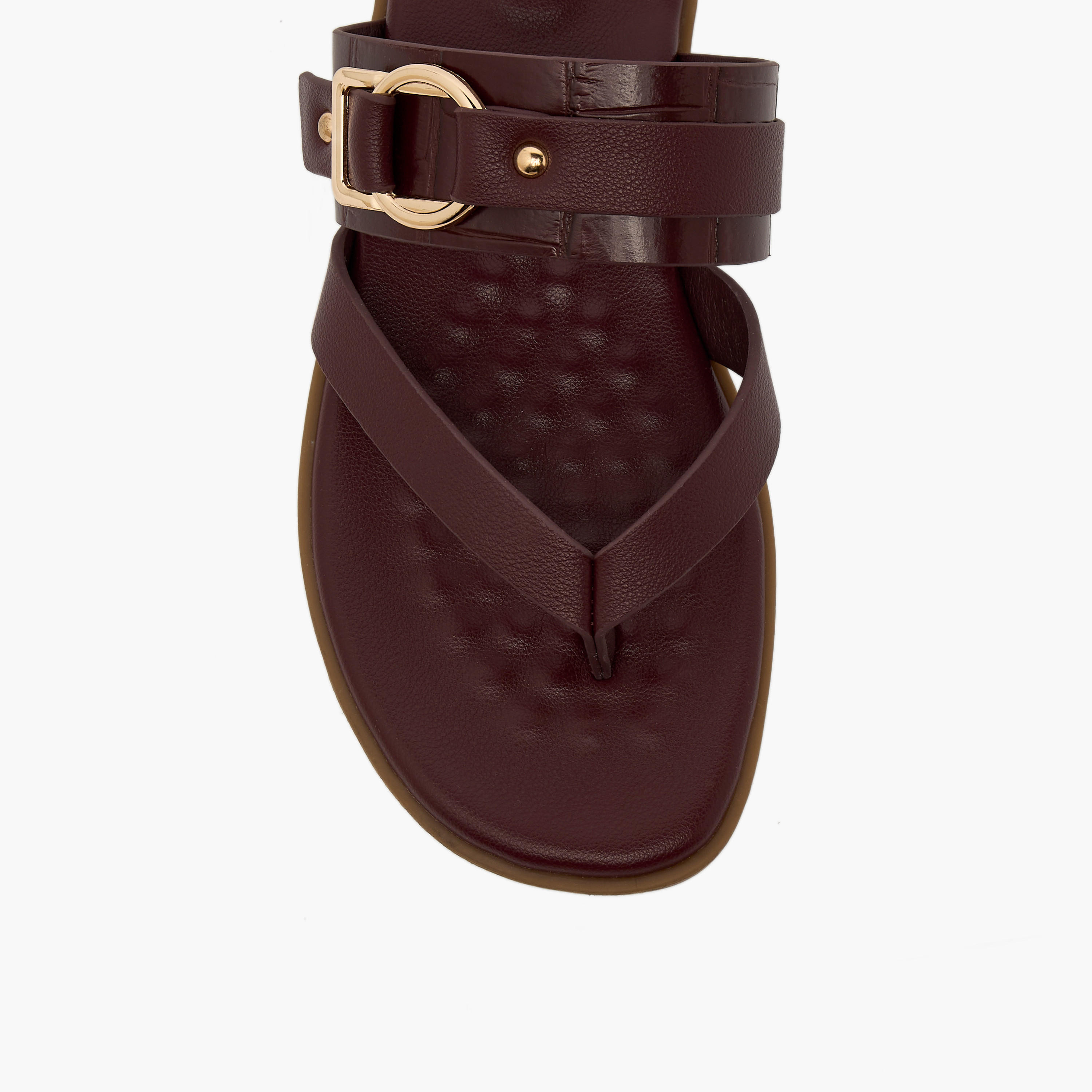 صندل بزينة إبزيم للنساء من فلورا بيلا-women-shoes-flats-sandals-image-15
