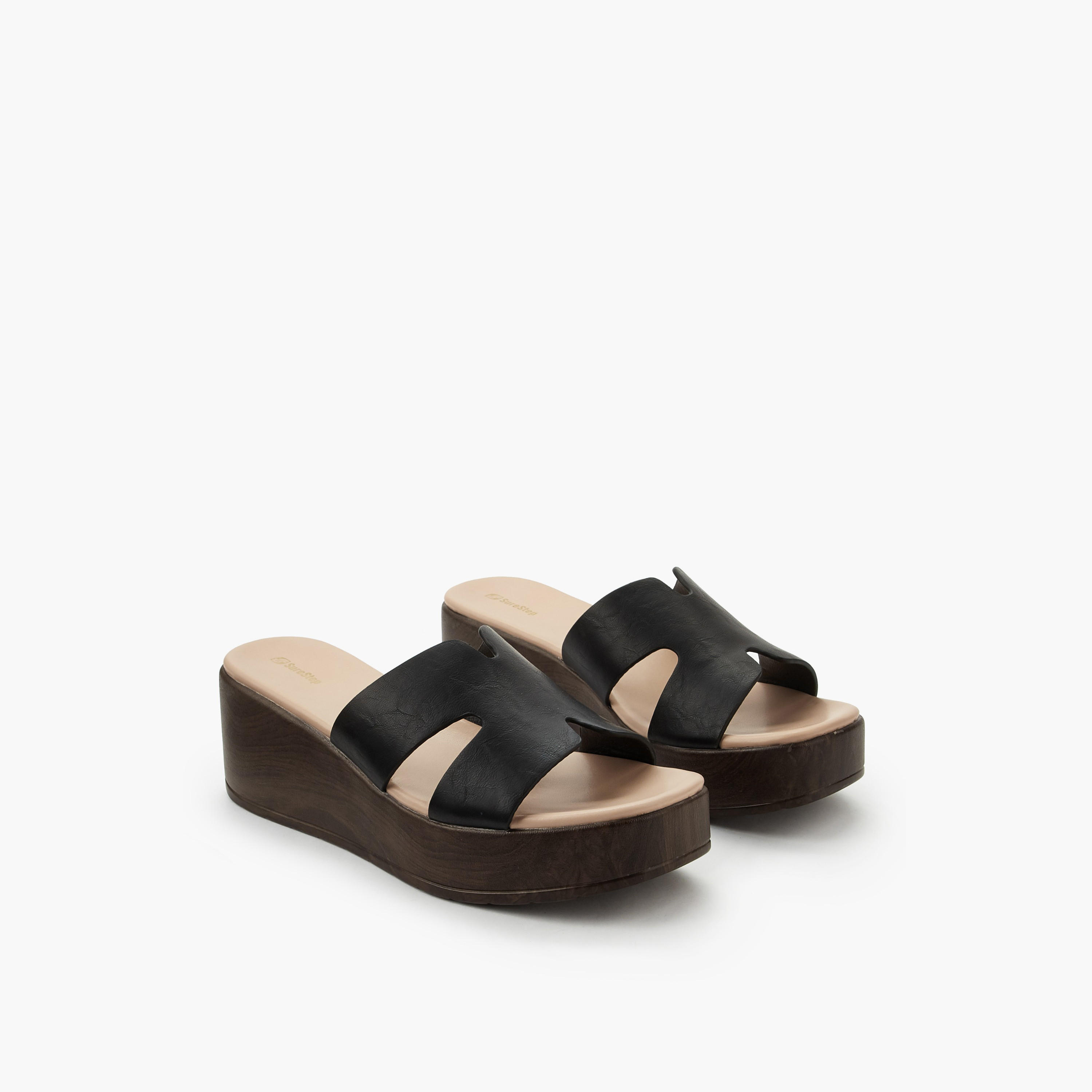Surestep Women Lightweight Slip-On Heel Sandals-women-shoes-sandals-heeled-image-1