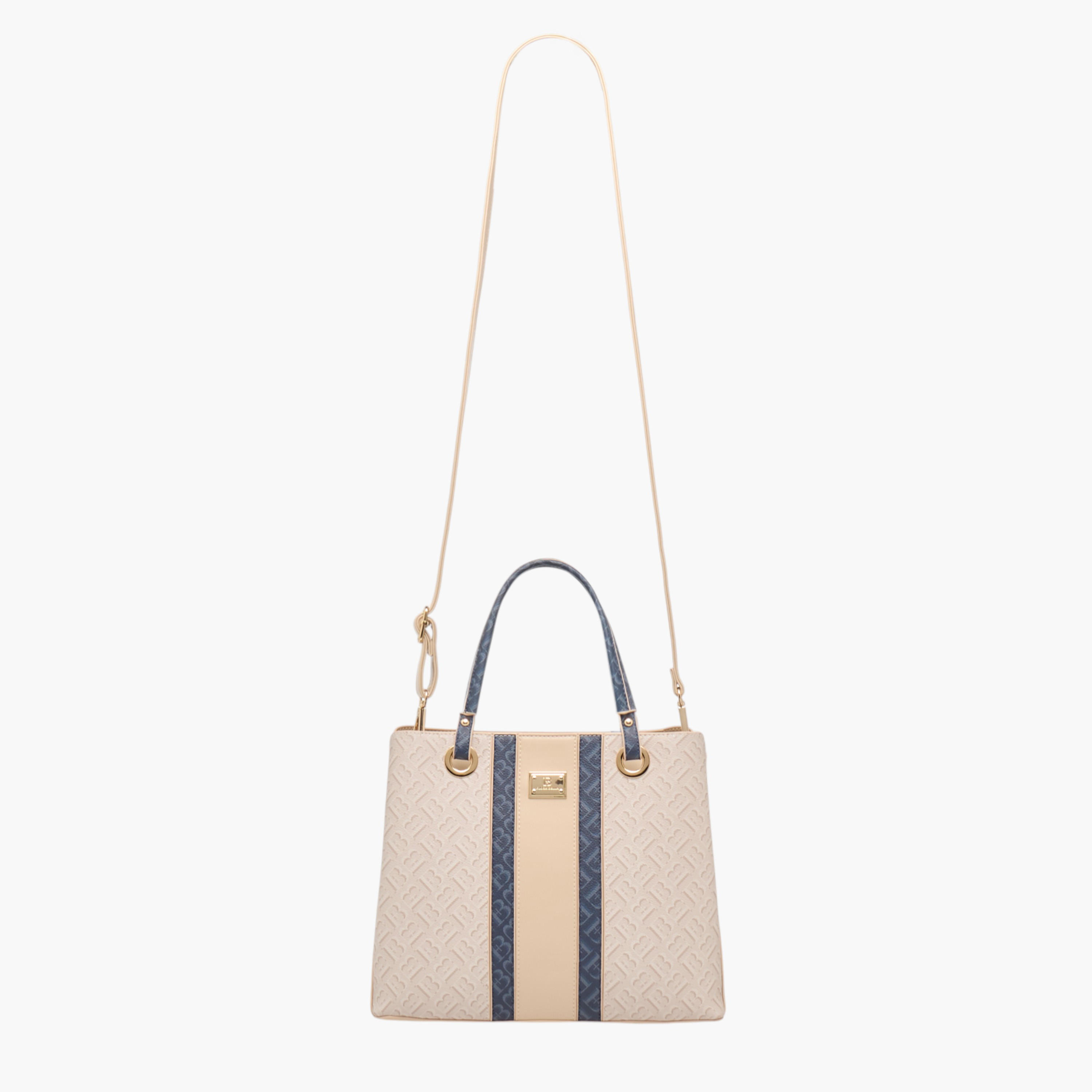 شنطة توتي بحزام قابل للفصل وطبعات مونوجرام من فلورا بيلا-women-bagsandwallets-handbags-image-2