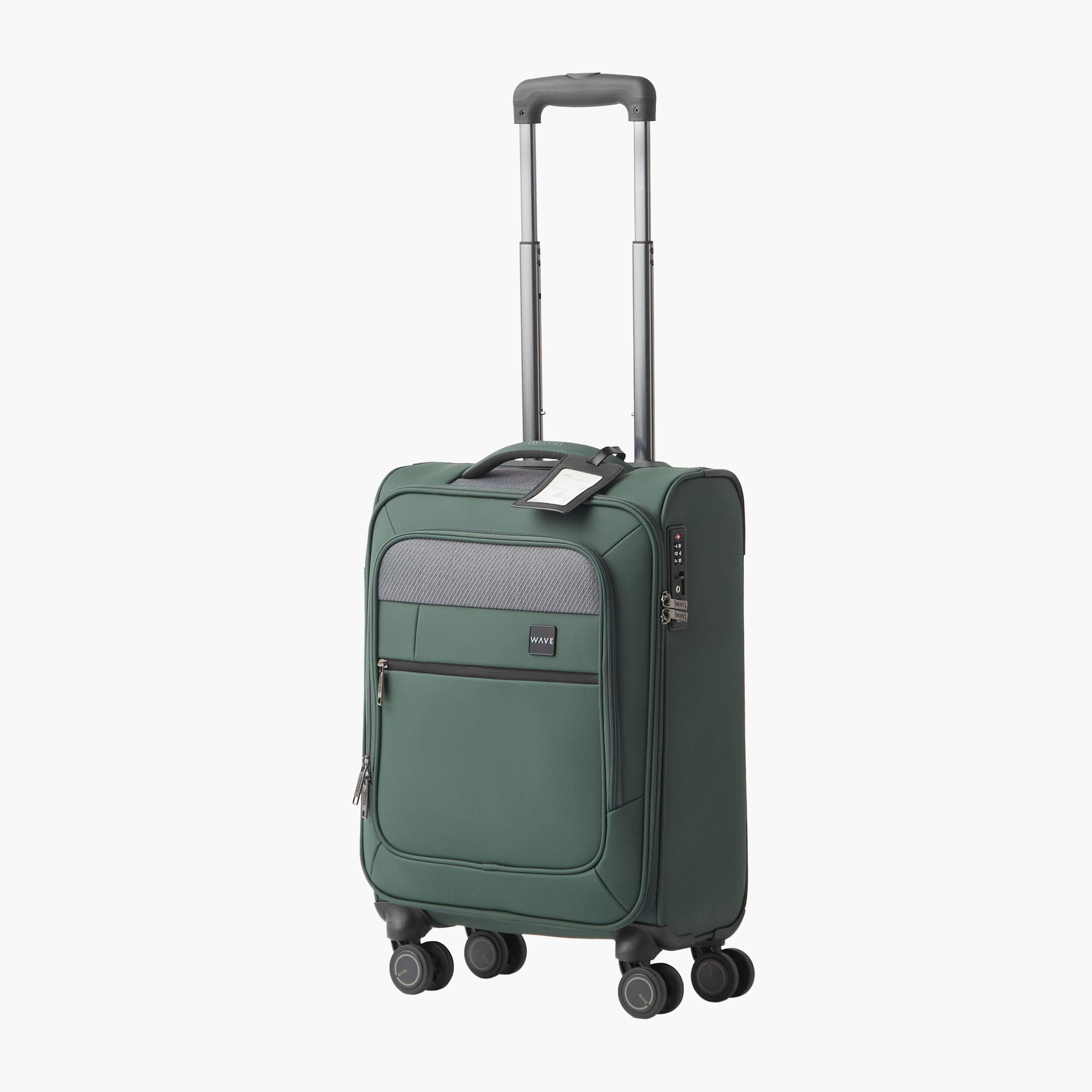 WAVE Colourblock Softcase Trolley Bag with Retractable Handle -  24 Inches Check-In Bag-travel-luggagesandbags-luggage-image-2
