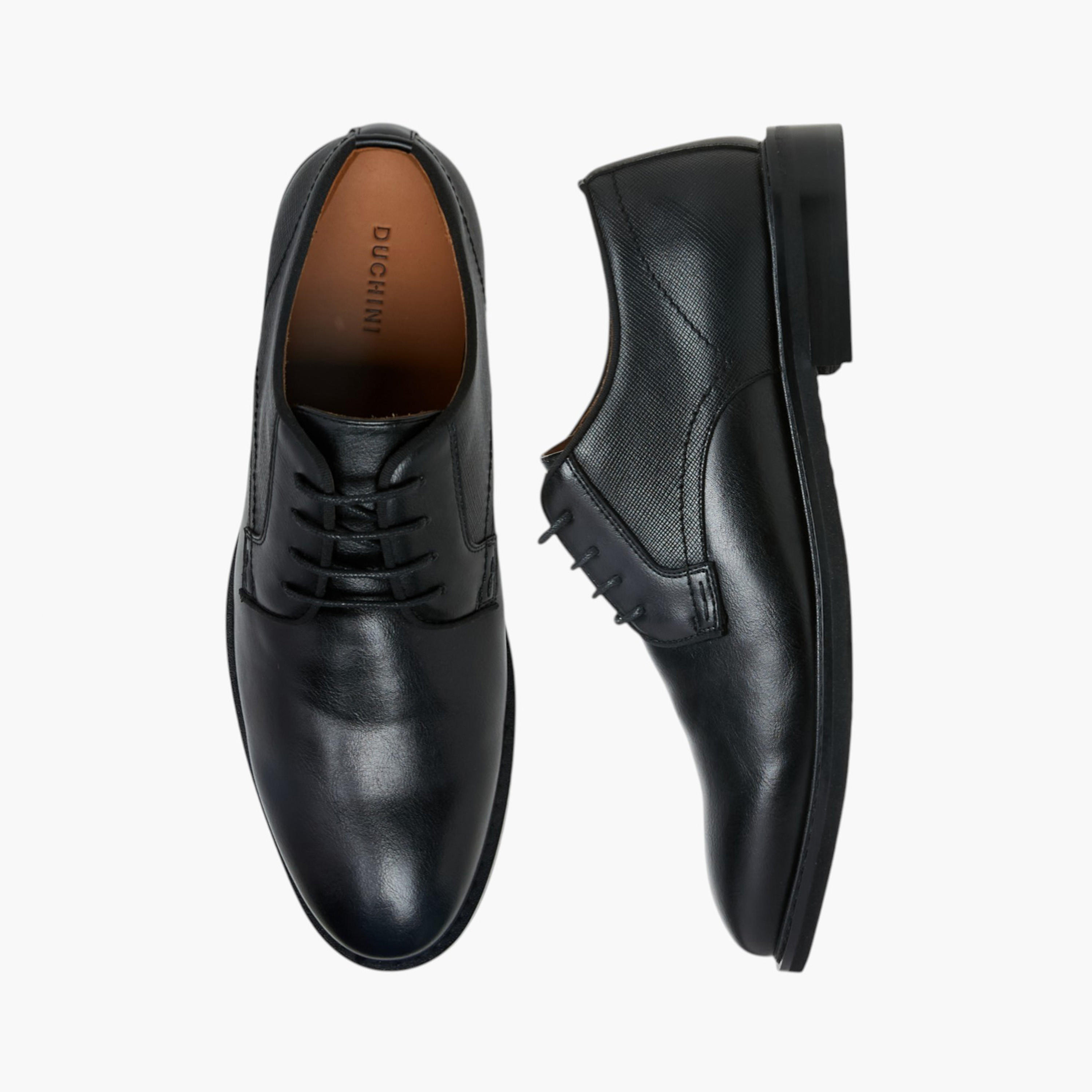 Duchini Men's Solid Lace-Up Derby Shoes-men-shoes-formalshoes-image-1