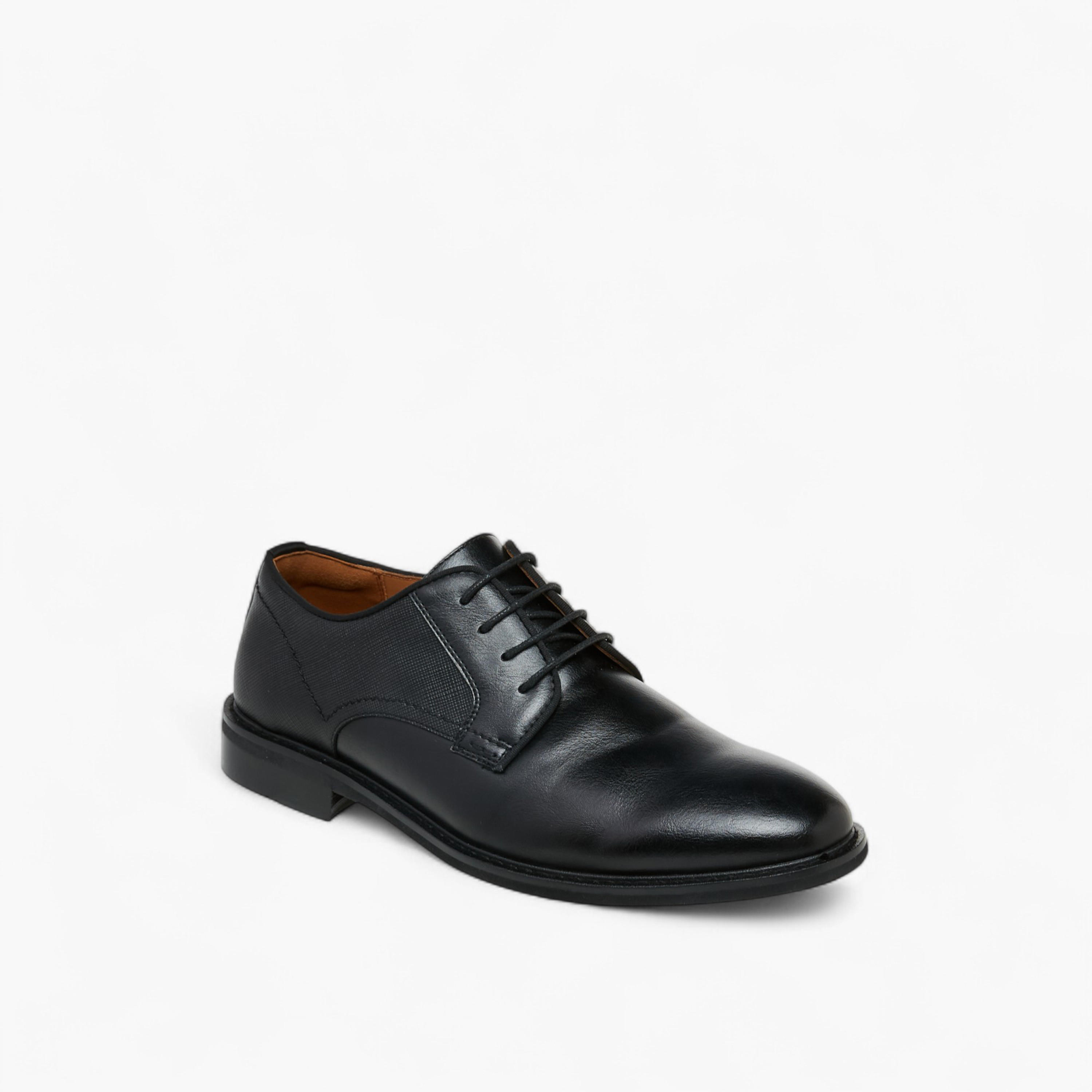 Duchini Men's Solid Lace-Up Derby Shoes-men-shoes-formalshoes-image-2