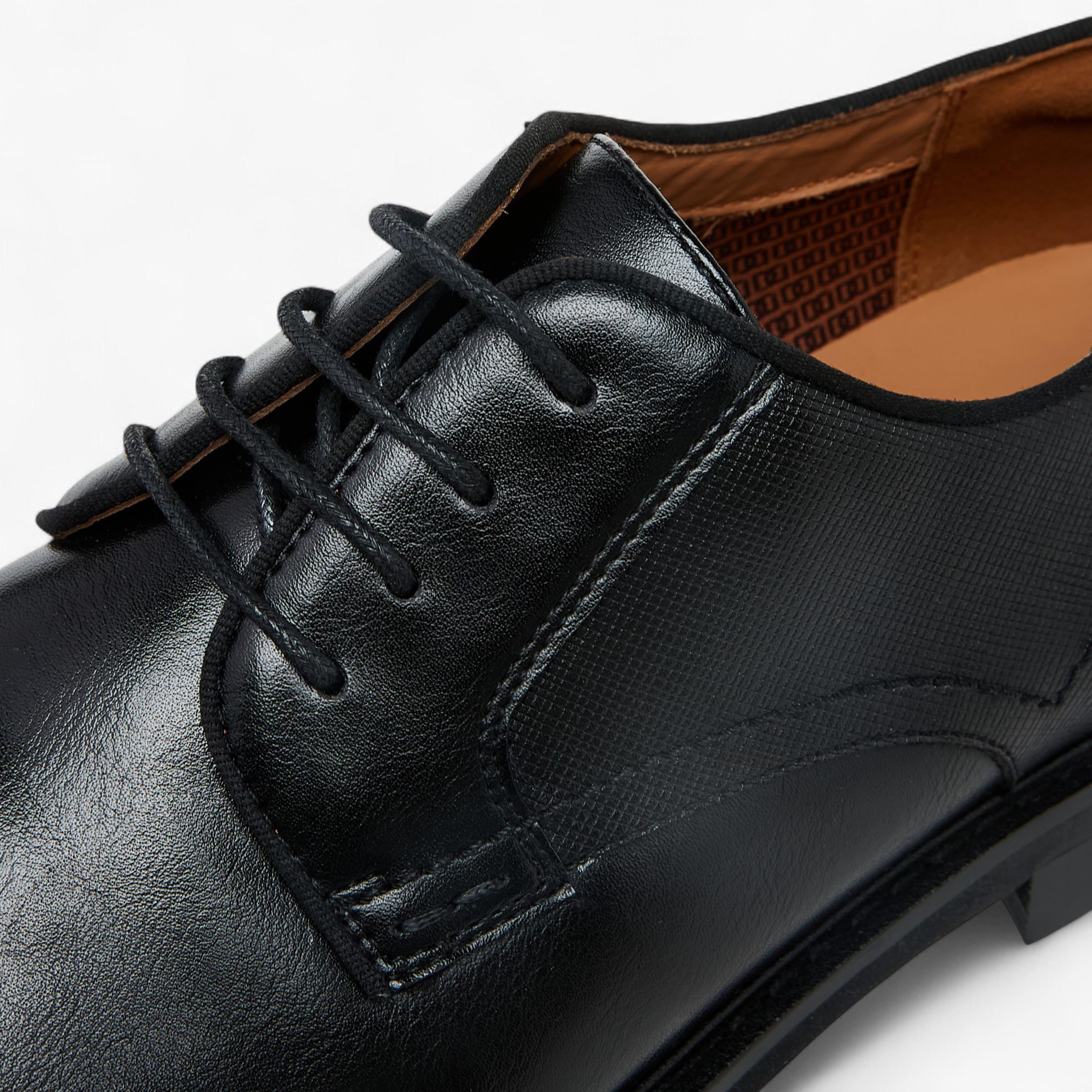Duchini Men's Solid Lace-Up Derby Shoes-men-shoes-formalshoes-image-4