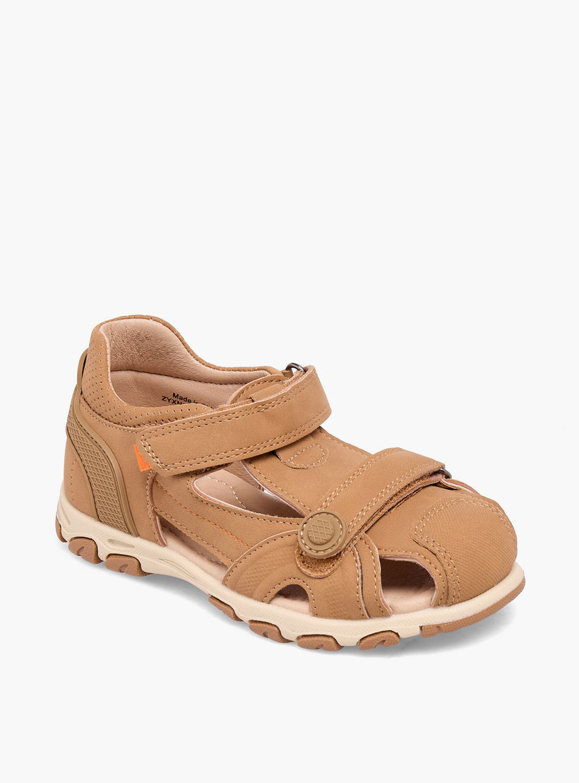 Juniors Boys Hook & Loop Fisherman Sandals-boys-shoes-sandals-image-2
